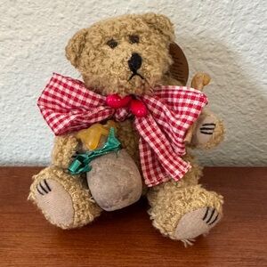 🎁 NWT Quinton Teddy Bear Honey Mayfair Collection Valentine Gift ❤️